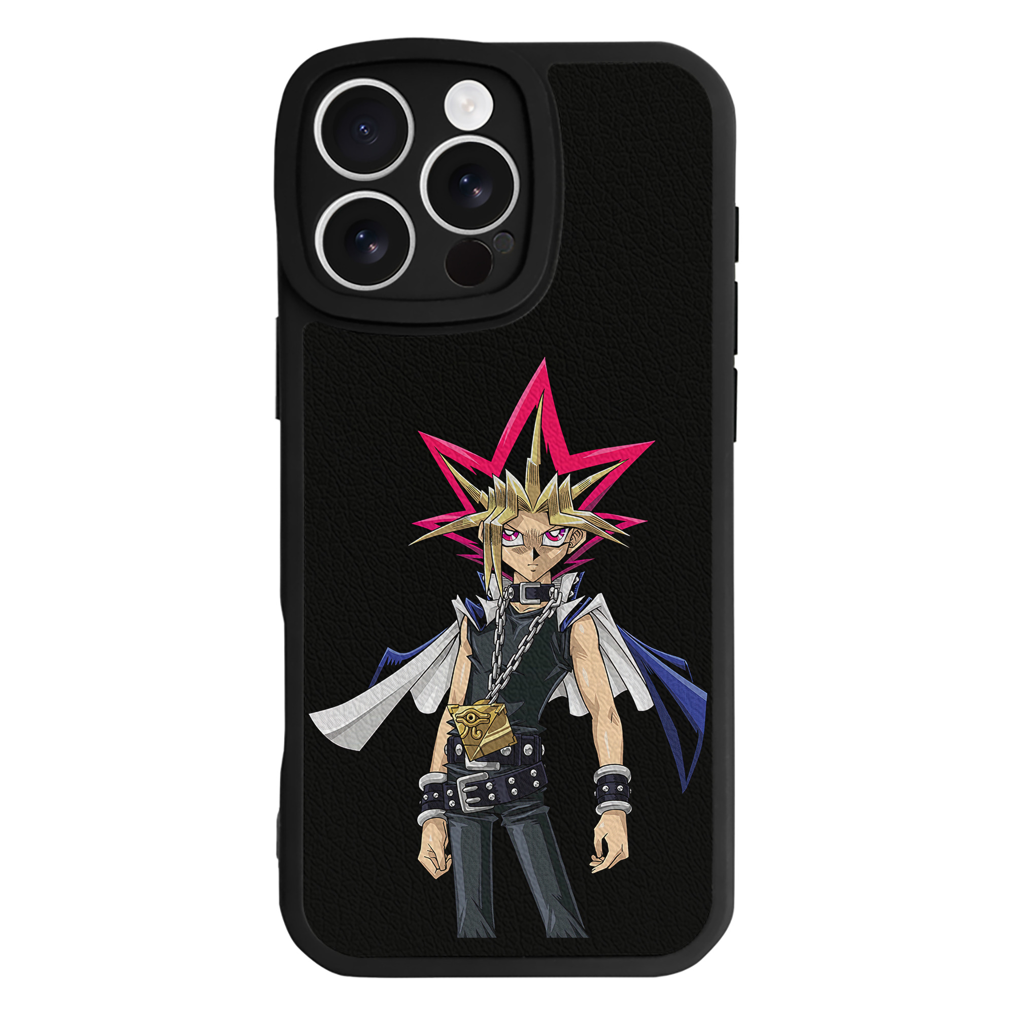 遊☆戯☆王 Yu-Gi-Oh! 【iPhone 16シリーズ対応】シリコンスマホケース（レザー調） 材質：シリコン